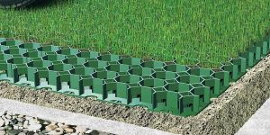 Green Plastic HDPE Grass Track Paver