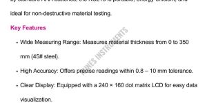 Digital Ultrasonic Thickness Gauge