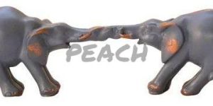 Grey Resin Elephant Statue