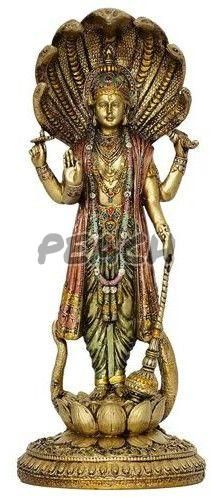 Polyresin God Vishnu Statue