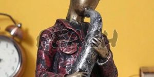 Trumpet Man Resin Statue