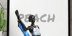 Yoga Pose Lady Statue