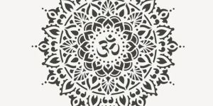Mandala Art Stencil Om Mandala Wall Paintings