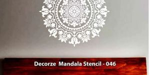 Mandala Art Stencil Simple Diy Mandala Art