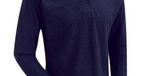 Men Long Sleeved Polo Shirt