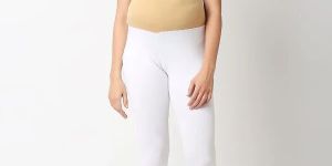Maternity Full Length Leggings - White
