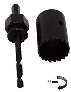 32 mm deep hole saw cutter