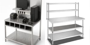 Stainless Steel Work Table with Cabinet