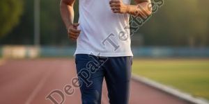 Men Polo Neck White T-Shirt