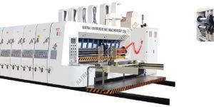 2 Colour Lead Edge Feeder Flexo Printer Slotter Die Cutting with Stacker