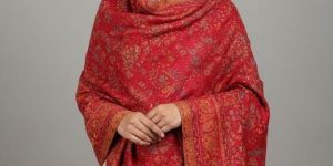 Ladies Kani Motif Polywool Cutting Shawl