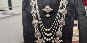 92 5 silver necklace set