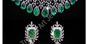 Kundan Stone Wedding Necklace Set