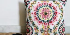 Beautiful Floral Print Cushion Cover