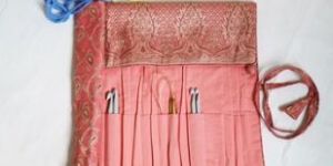 Pink Knitting Needle Case