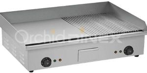 Half Grill Half Pan Electric Griddle