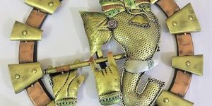 Metal Ganesha Wall Frame