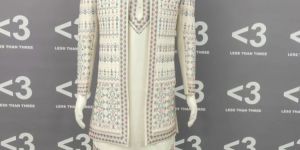 58 Inches Floral High-quality Unstitched Fabric For Modern Indo-western Wear