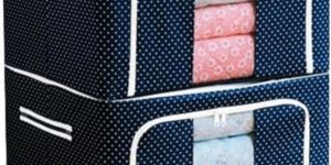 66 Liter Steel Frame Clothes Organizer Storage Box