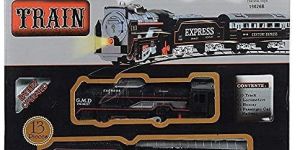 Electric Express Train Set- 13 Pieces Realistic Simulation Battery Operated