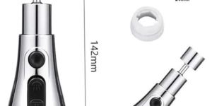 Kitchen Faucet 3-Function Pull Down Sink Sprayer Attachment For Faucet Pull Out Spray