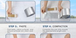 Leakage Repair Aluminium Waterproof Tape for Surface Crack