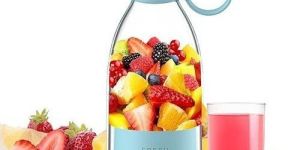 Portable Blender, USB Rechargeable Mini Juicer Blender, Electric Juicer Bottle Blender