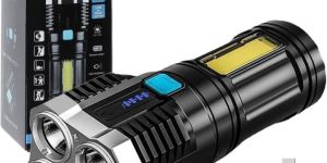 Rechargeable Waterproof Handheld 4 Modes LED Flashlight