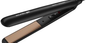 Straight Hair Straightener for Women Super Slim Rose Gold 1 Inch Plates