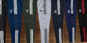 Mens Replica Adidas Polyester Track Pant