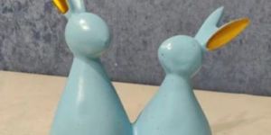 Pair of Rabbit Showpiece