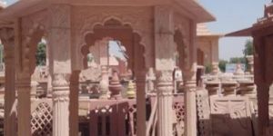 Red Sand Stone Jodhpuri Temple