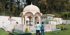 Light Pink Sandstone Garden Gazebo