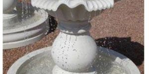 White Sandstone Garden Water Fountain