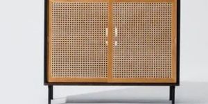 Wrap Wicker Console Stool