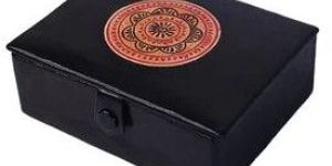 Leather Square Box Medium