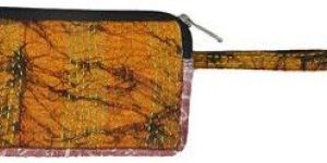 Recycle Silk Lady's Mobile Purse - Sustainable Elegance