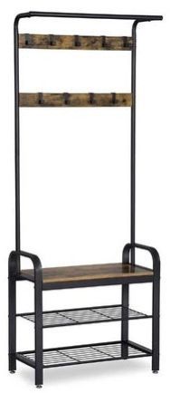 Tubular Frame 9 Hooks Coat Hanger