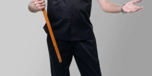 SAFARI CO-ORD SUIT SET BLACK WITH ELASTIC WAIST