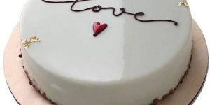Premium Love White Cake