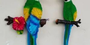 Wall Parrot Set Home Decoration