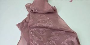 Georgette Satin Hijabs Print Fabric