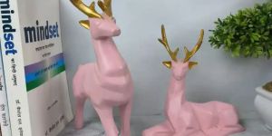 Showpiece Modern Deer Statue Animal Figurine