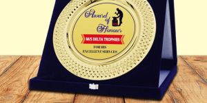 MP-02 Metal Plate Trophy With Box