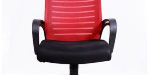Vassio Red & Black Net Office Chair