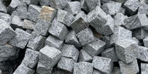 Solid Granite Grey Hand Cut Cobblestones
