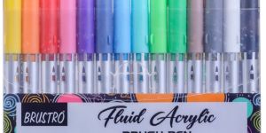 Fluid Acrylic Brush Pen Set