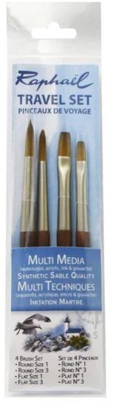 Raphael Mini Precision Soft Synthetic Travel Brush