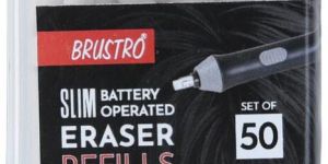 Slim Battery Operated Eraser Refills - 50 Pieces Of 5x25mm
