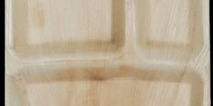 Areca Compartment Square Plate